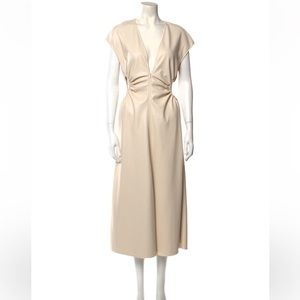 A.L.C. faux leather cut-out midi dress NWOT